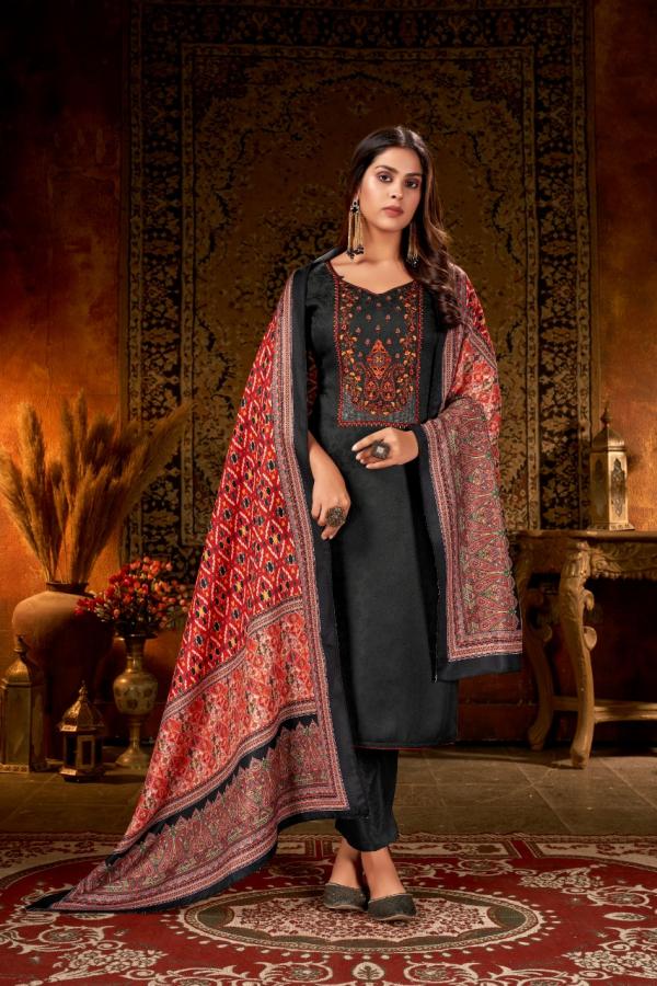 Bipson Kashmiri Beauty 3001 To 3004 Pashmina Dress Material